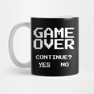 Game Over - Continue? Mug